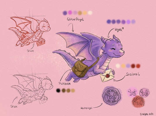 Wie ein kleiner Drache das Postamt eröffnete…..