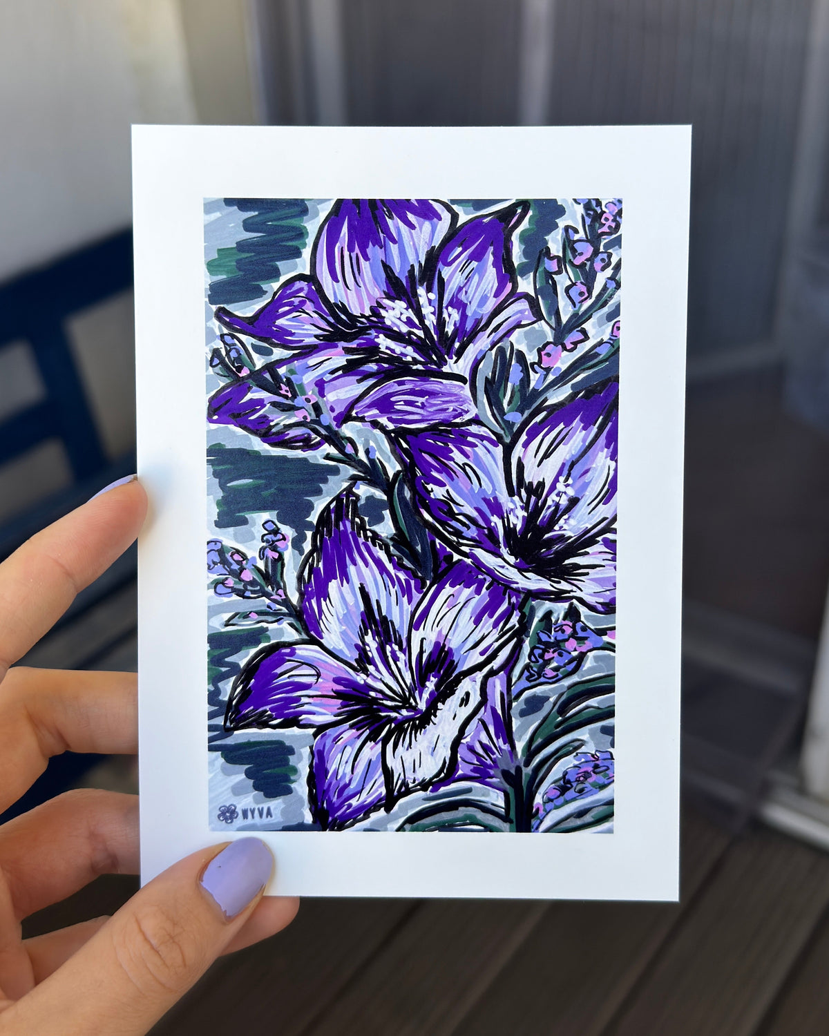 Blumen - Mini Art Prints (A6)