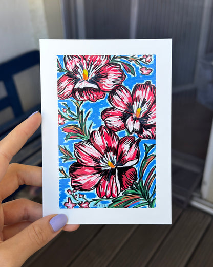 Blumen - Mini Art Prints (A6)
