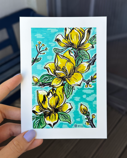 Blumen - Mini Art Prints (A6)